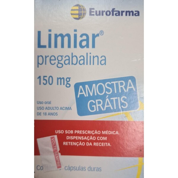 Limiar - Pregabalina 150mg - 30 Cápsulas